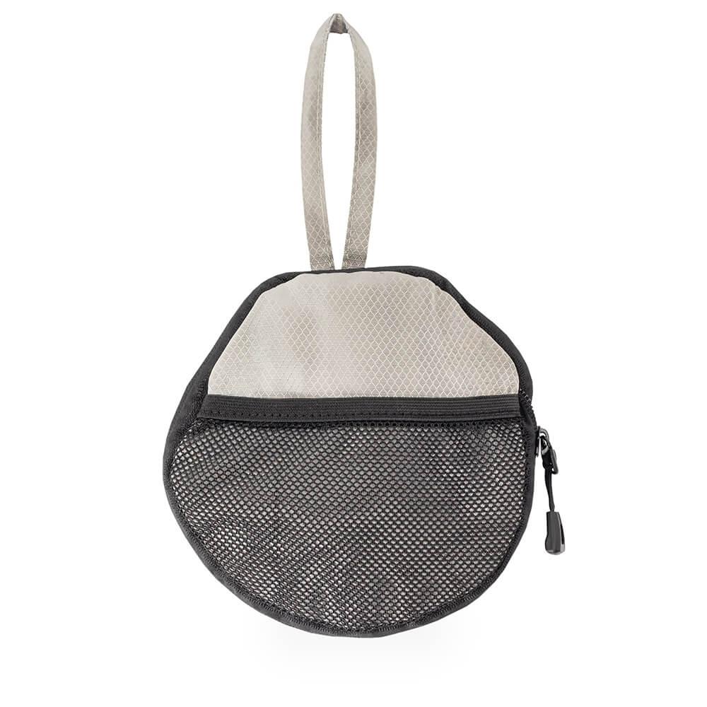 Bolsa Dobrável Poliéster 6 Litros MO1710 na cor Azul claro, brinde personalizado Sky Brindes