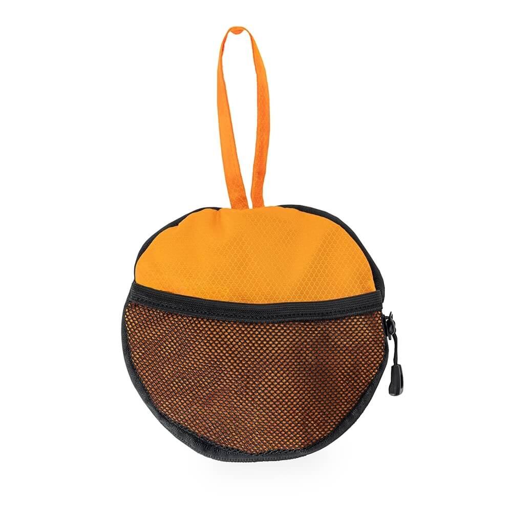 Bolsa Dobrável Poliéster 6 Litros MO1710 na cor Azul claro, brinde personalizado Sky Brindes