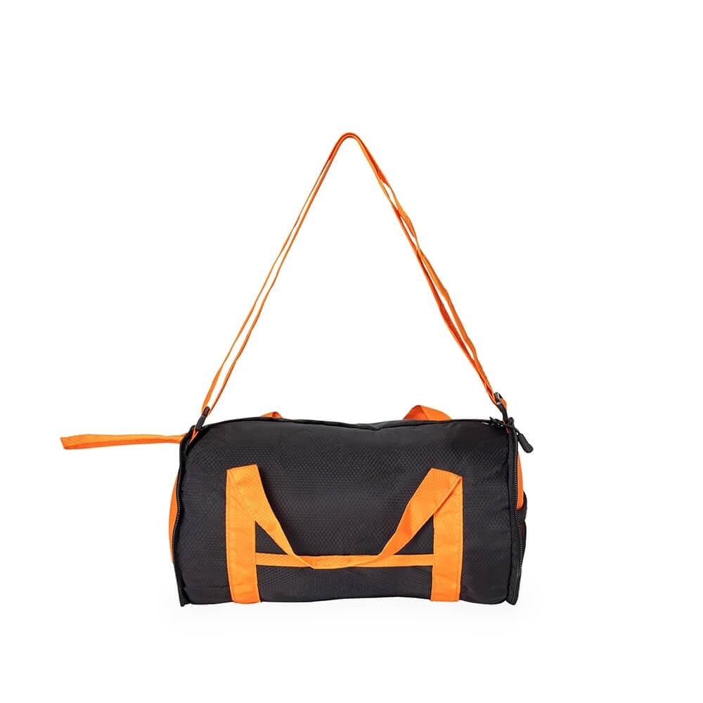 Bolsa Dobrável Poliéster 6 Litros MO1710 na cor Laranja, brinde personalizado Sky Brindes