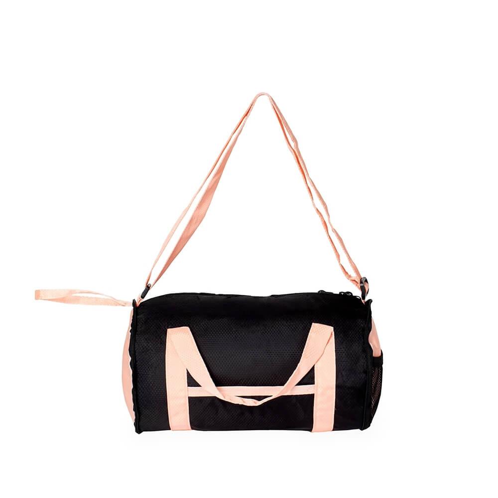 Bolsa Dobrável Poliéster 6 Litros MO1710 na cor Rosa, brinde personalizado Sky Brindes