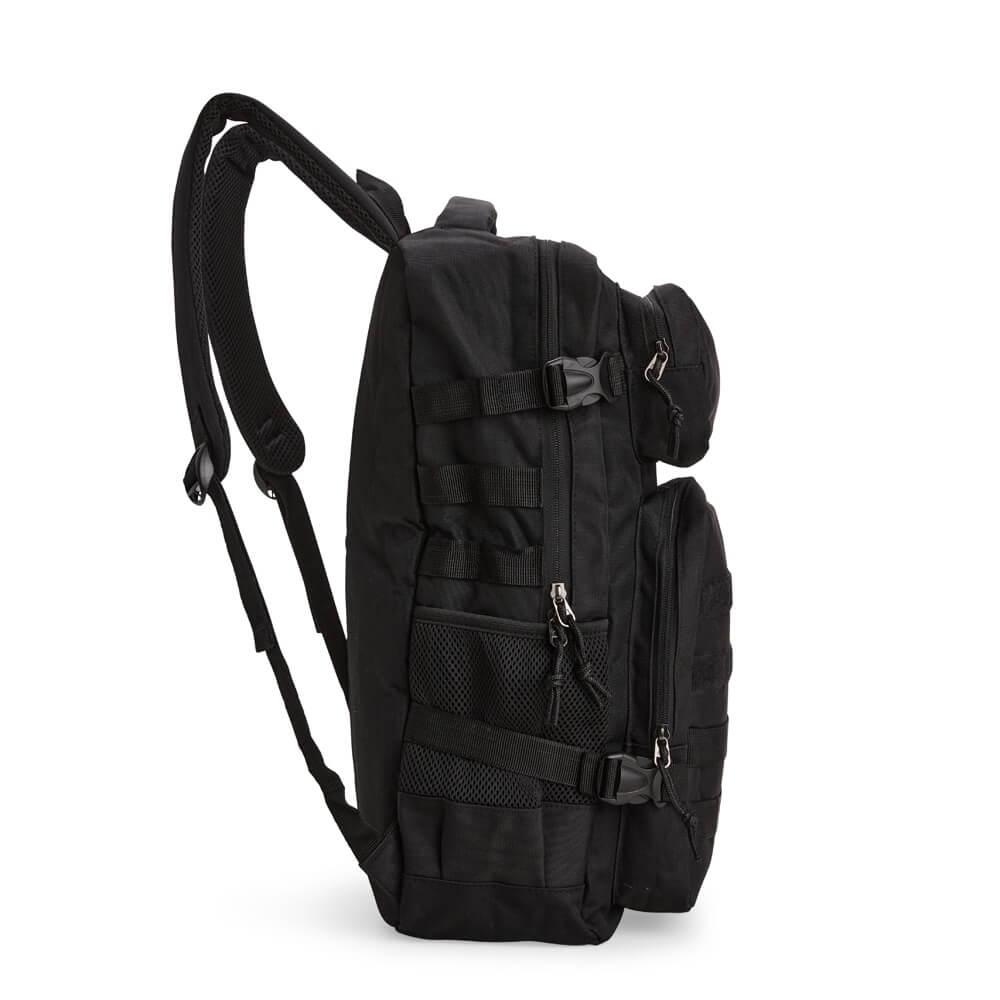 Mochila Oxford 24 Litros MO1715 na cor Preto, brinde personalizado Sky Brindes