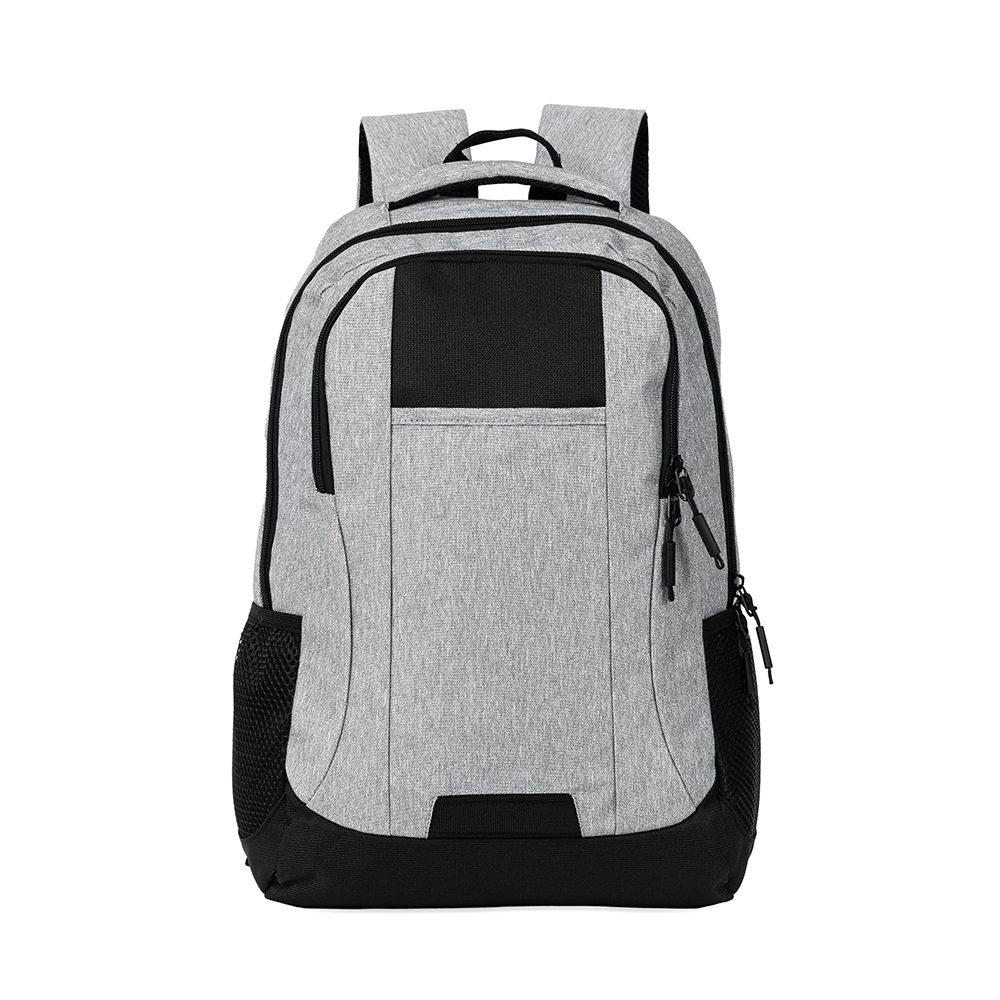 Mochila Oxford 23 Litros MO1719 na cor Cinza, brinde personalizado Sky Brindes