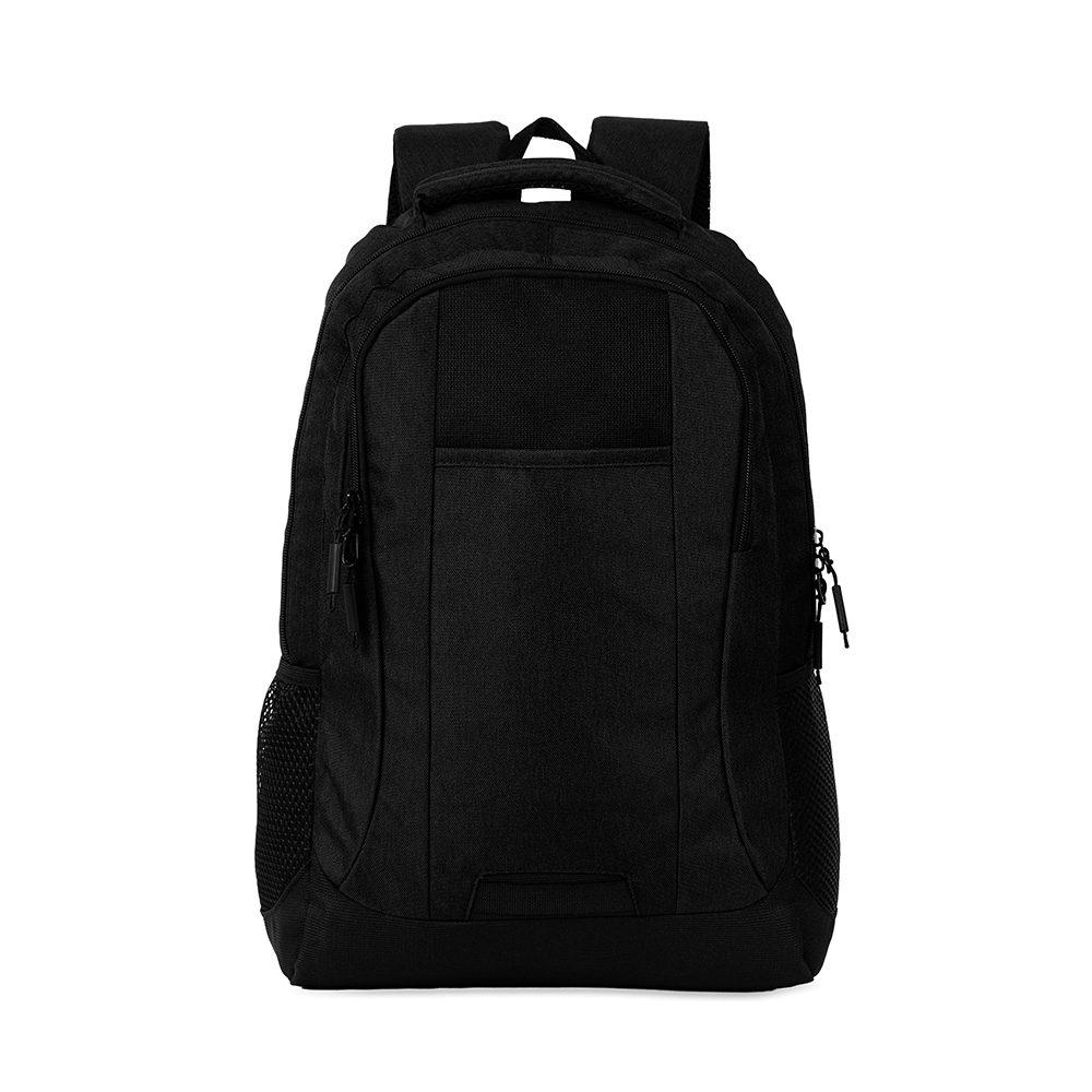 Mochila Oxford 23 Litros MO1719 na cor Preto, brinde personalizado Sky Brindes