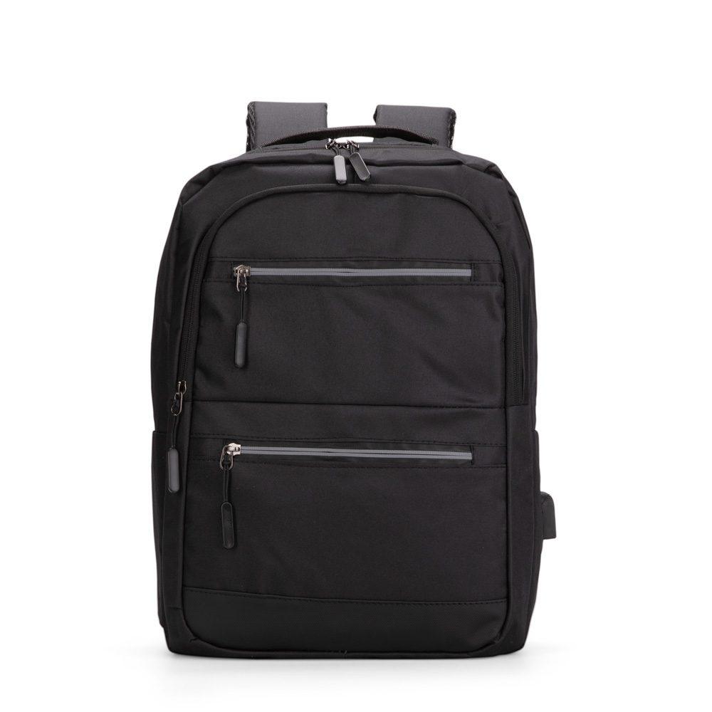 Mochila Oxford 18 Litros MO1724 na cor Preto, brinde personalizado Sky Brindes