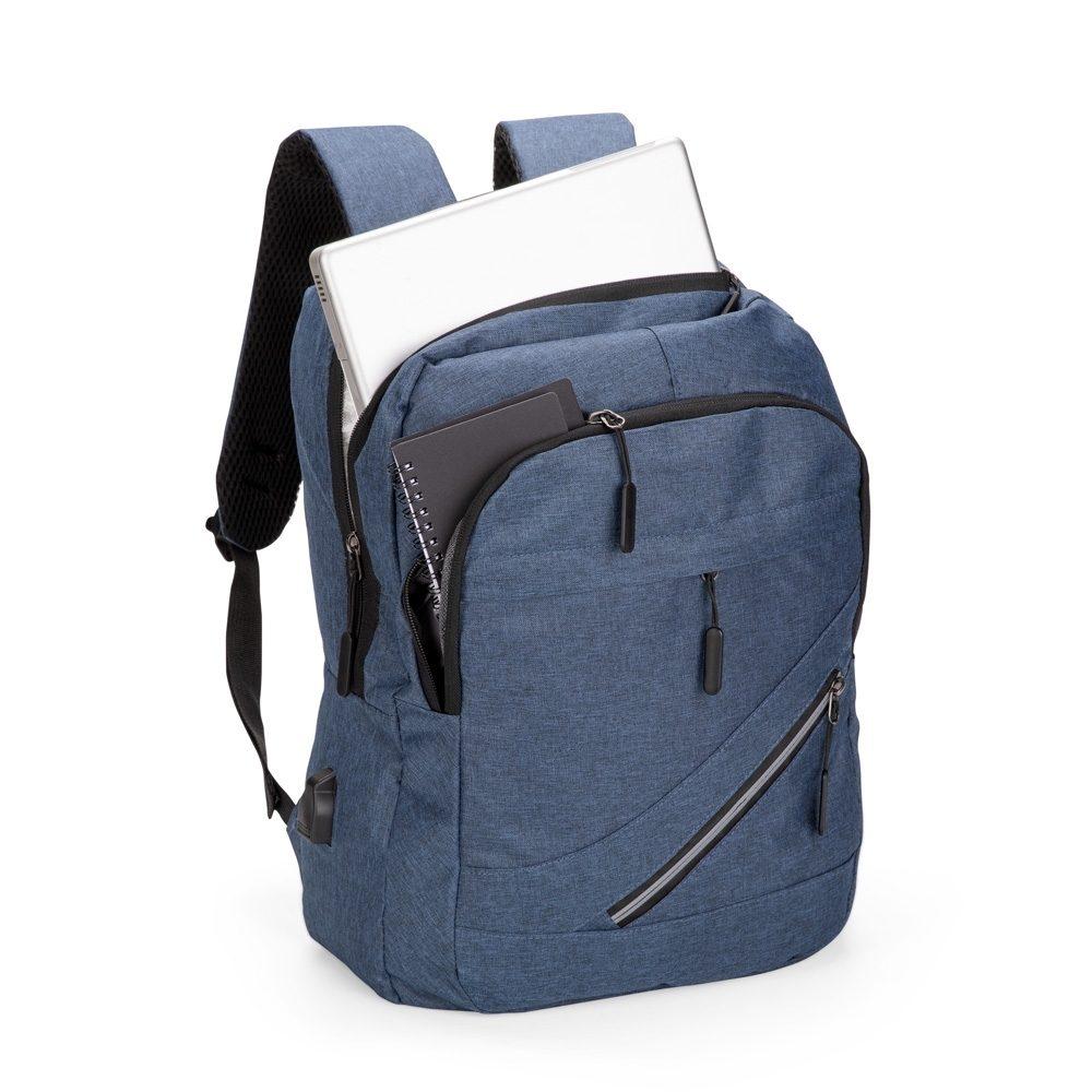 Mochila Oxford 18 Litros MO1725 na cor Azul, brinde personalizado Sky Brindes