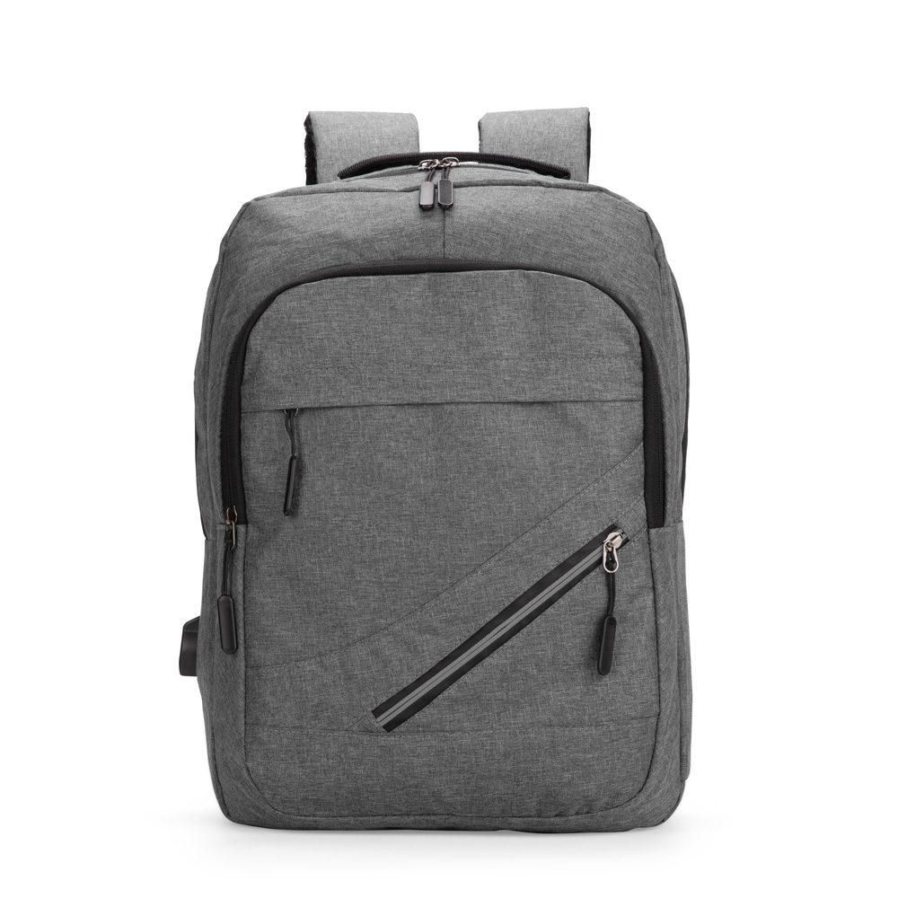 Mochila Oxford 18 Litros MO1725 na cor Cinza, brinde personalizado Sky Brindes