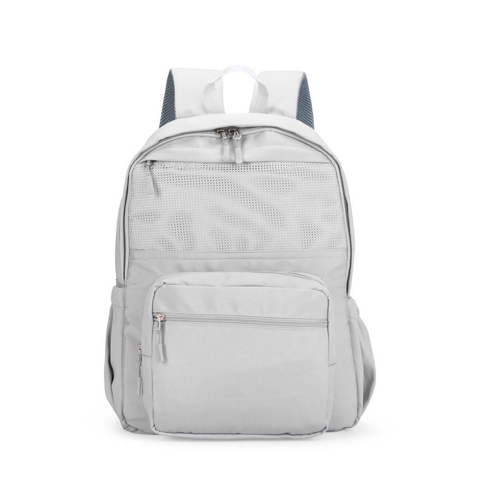 Mochila Oxford 23 Litros MO1726 na cor Cinza, brinde personalizado Sky Brindes