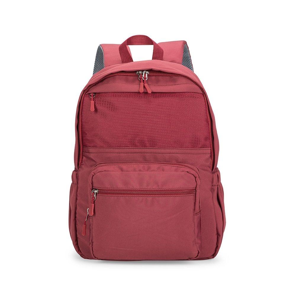 Mochila Oxford 23 Litros MO1726 na cor Vermelho, brinde personalizado Sky Brindes