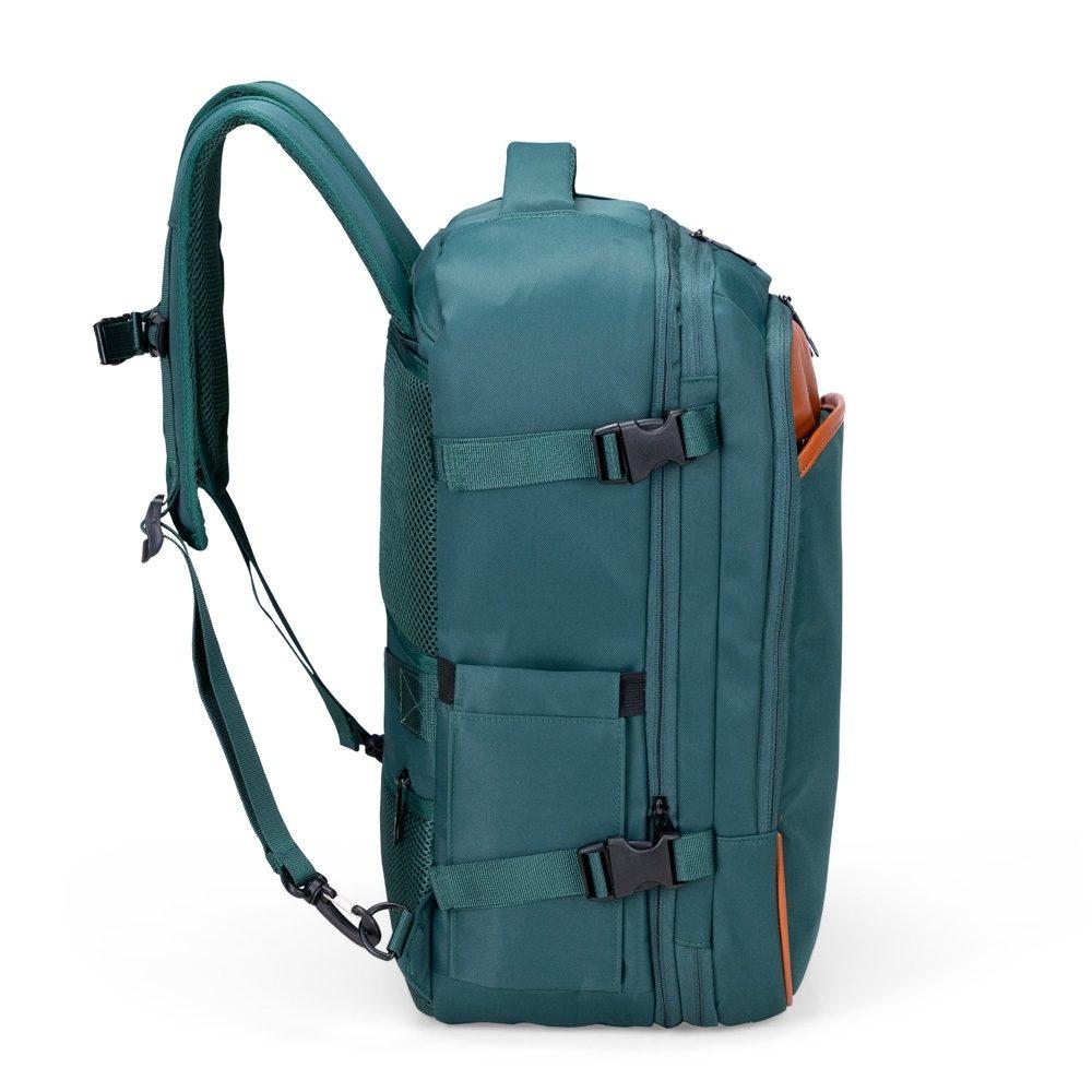 Mochila Expansível Nylon 29 Litros MO1729 na cor Preto, brinde personalizado Sky Brindes