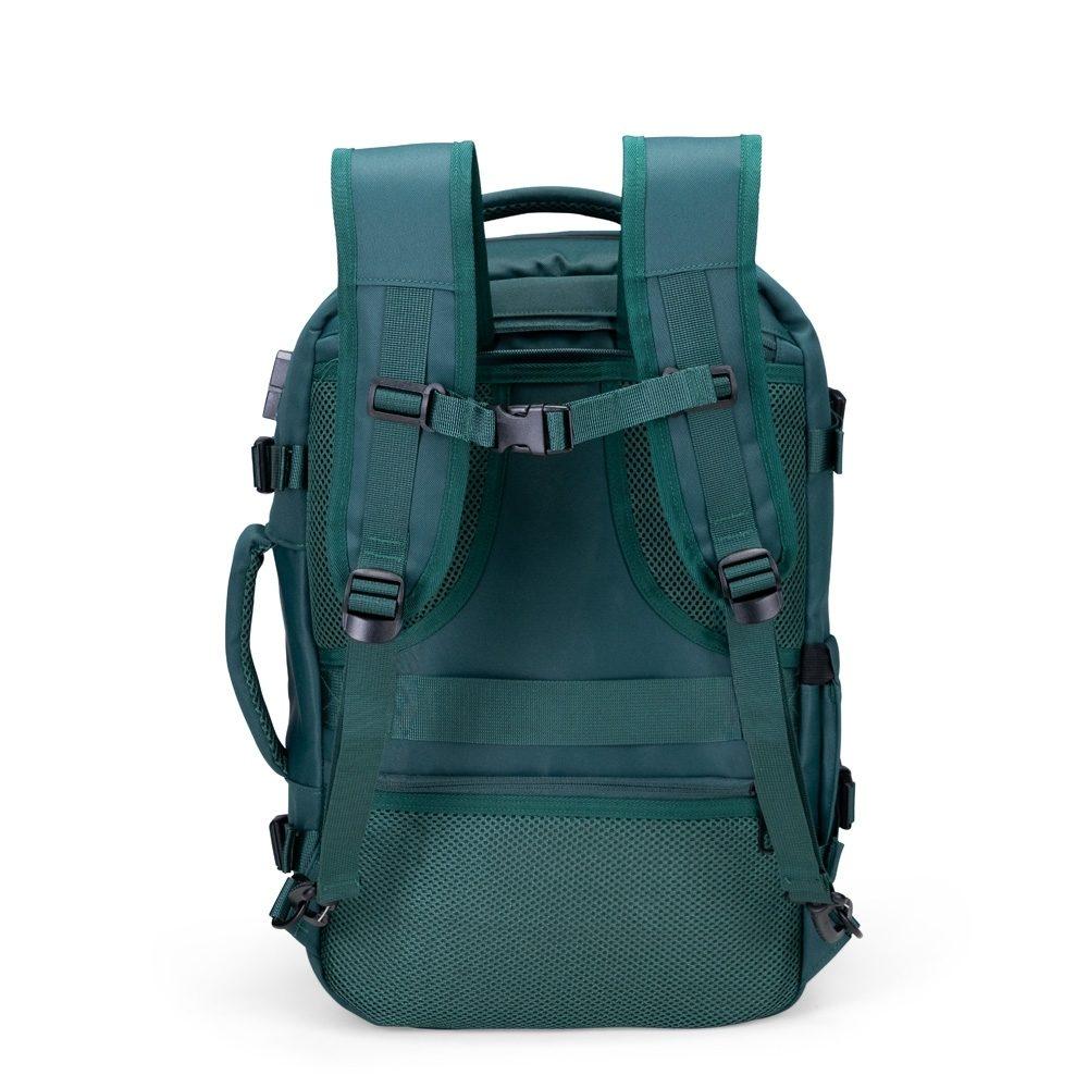 Mochila Expansível Nylon 29 Litros MO1729 na cor Preto, brinde personalizado Sky Brindes