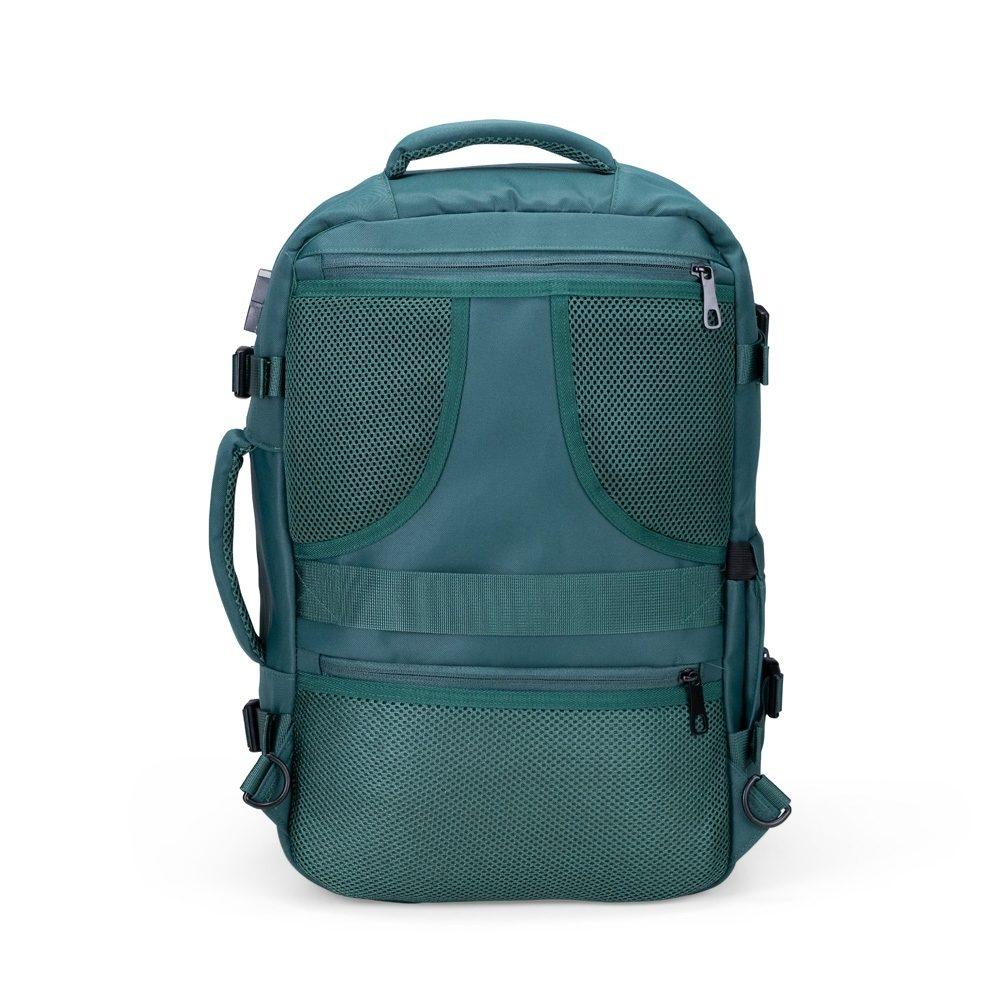 Mochila Expansível Nylon 29 Litros MO1729 na cor Preto, brinde personalizado Sky Brindes