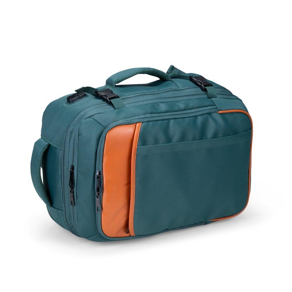 Mochila Expansível Nylon 29 Litros MO1729 na cor Preto, brinde personalizado Sky Brindes