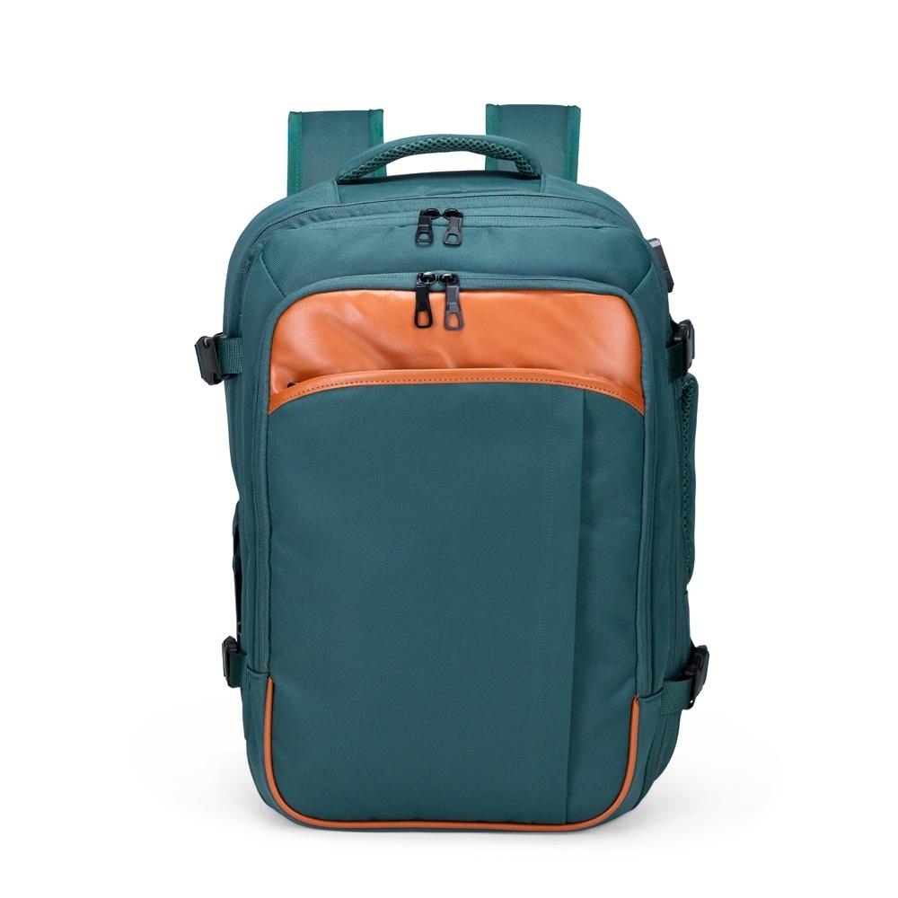 Mochila Expansível Nylon 29 Litros MO1729 na cor Verde, brinde personalizado Sky Brindes