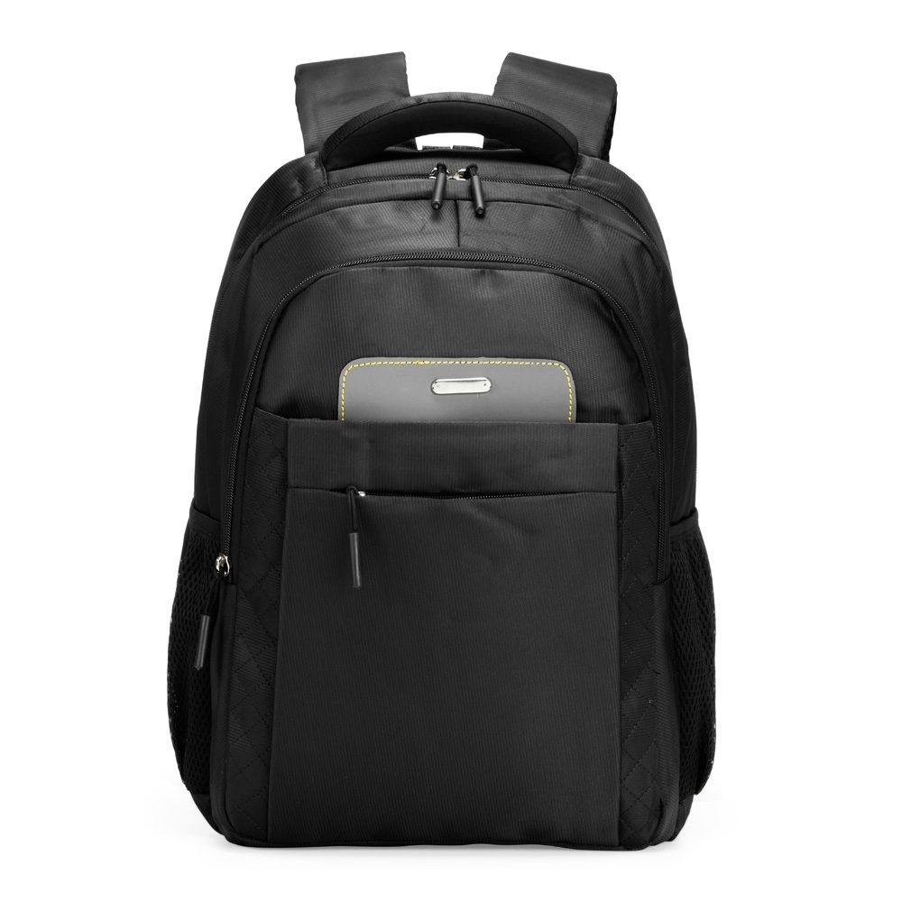 Mochila Jacquard 22 Litros MO1730 na cor Preto, brinde personalizado Sky Brindes