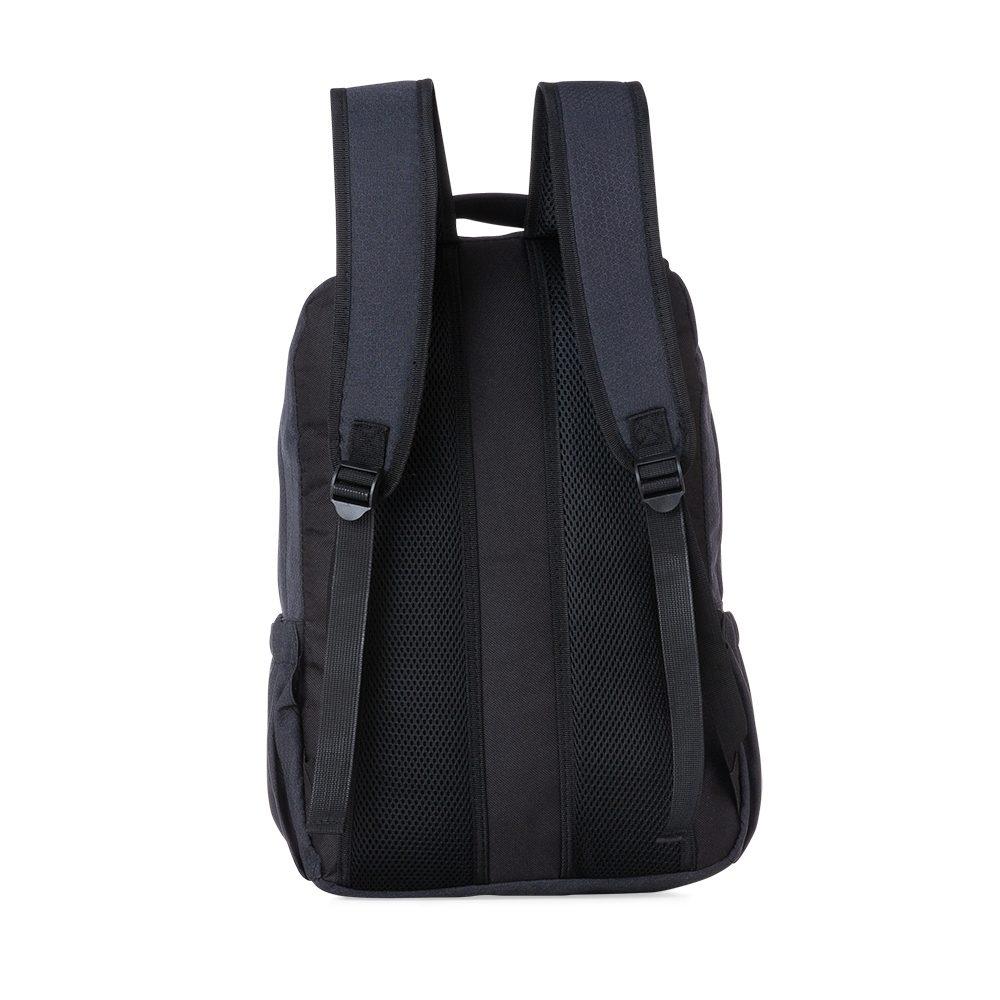 Mochila poliester MO1735 na cor Preto, brinde personalizado Sky Brindes