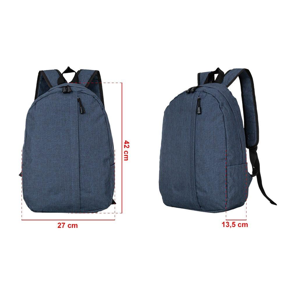 Mochila p notebook MO1738 na cor Azul, brinde personalizado Sky Brindes