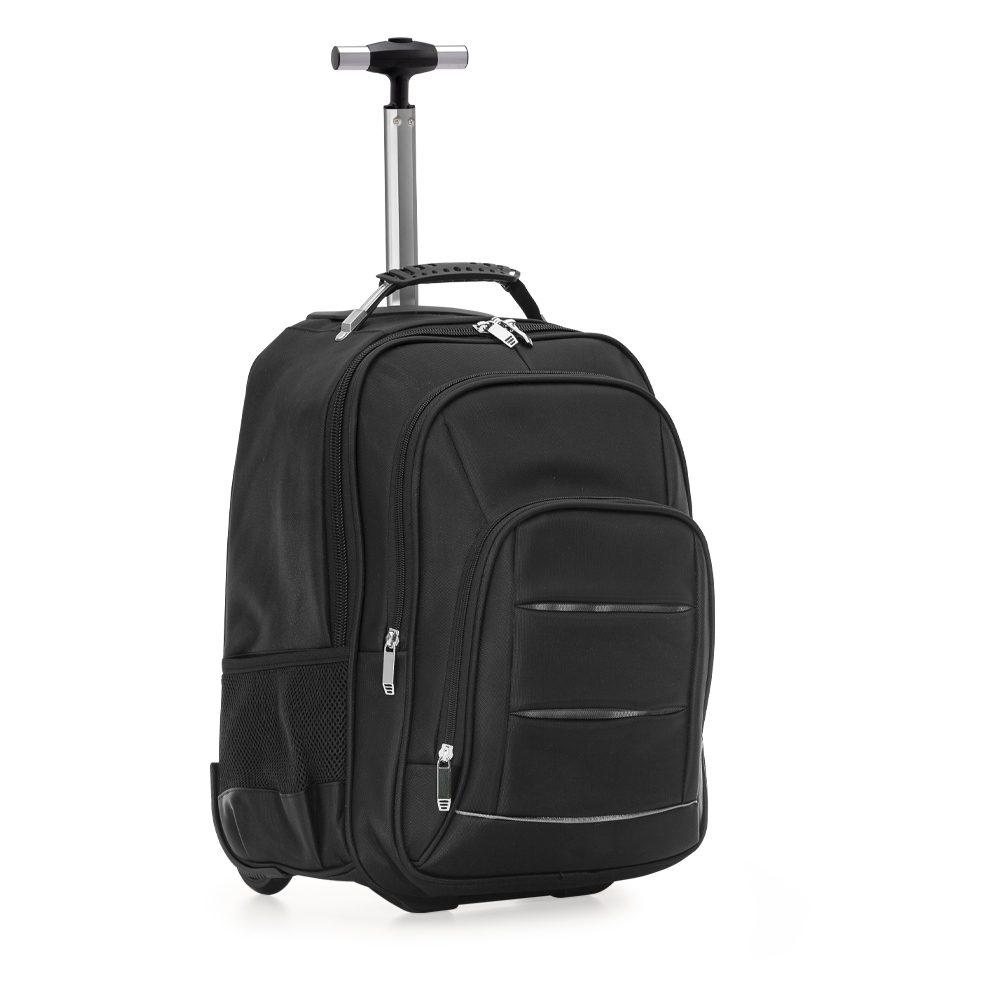 Mochila de carrinho padrão bagagem de mão 38l MO1743 na cor Preto, brinde personalizado Sky Brindes