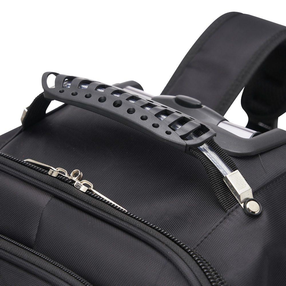 Mochila de carrinho padrão bagagem de mão 38l MO1743 na cor Preto, brinde personalizado Sky Brindes
