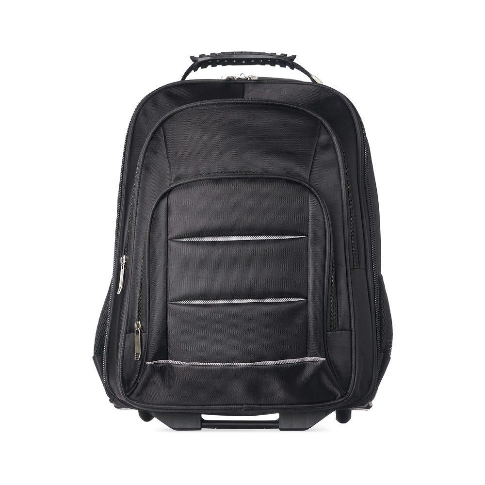 Mochila de carrinho padrão bagagem de mão 38l MO1743 na cor Preto, brinde personalizado Sky Brindes