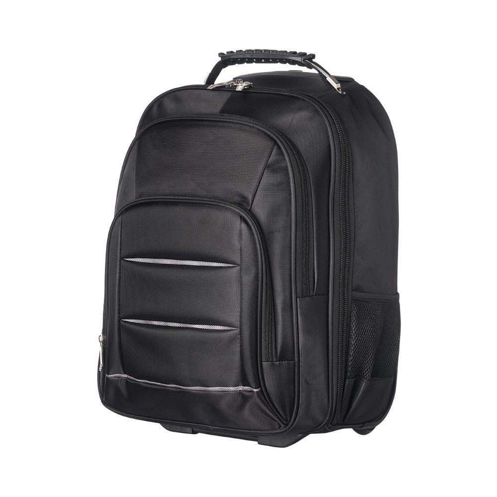 Mochila de carrinho padrão bagagem de mão 38l MO1743 na cor Preto, brinde personalizado Sky Brindes
