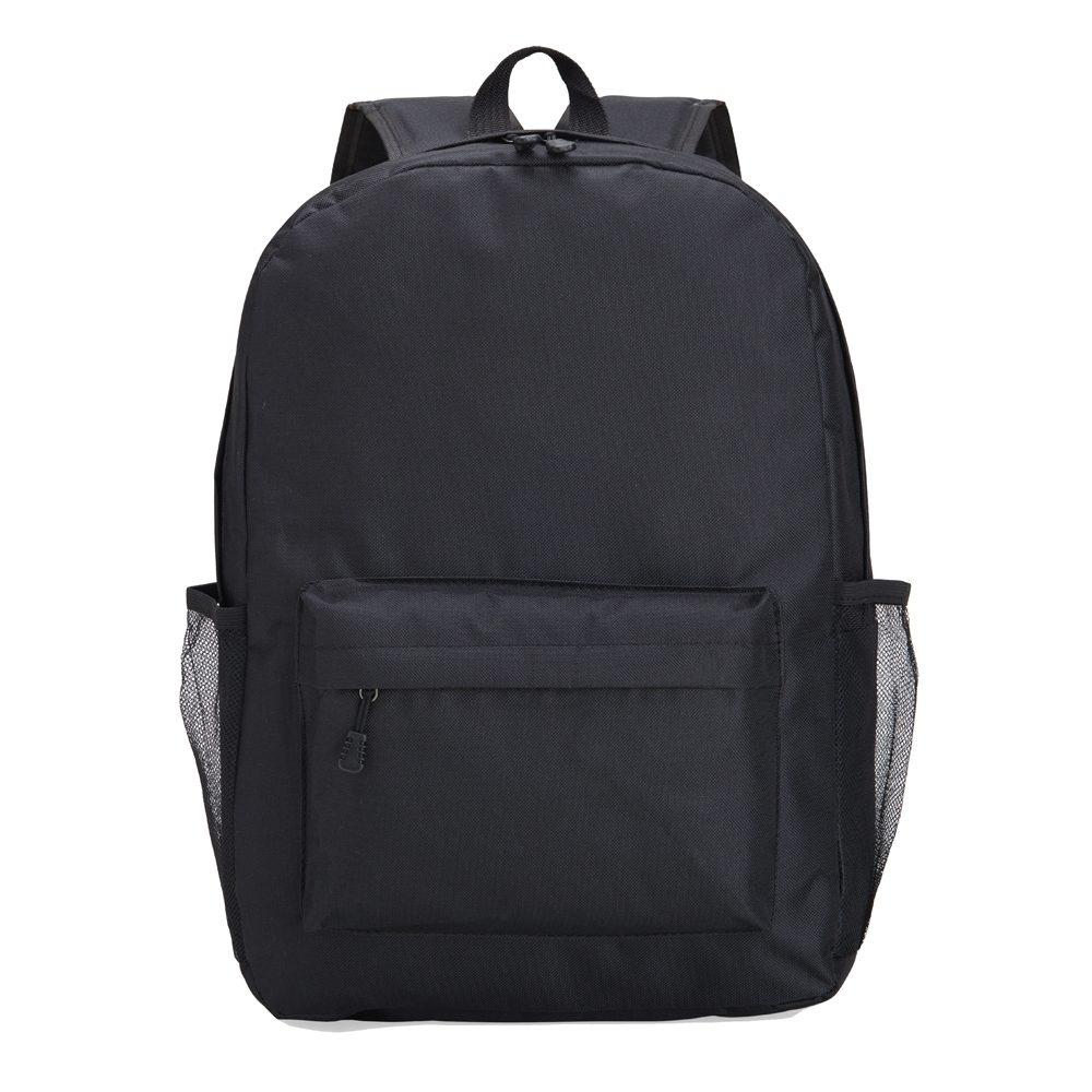 Mochila nylon 18l MO1745 na cor Preto, brinde personalizado Sky Brindes