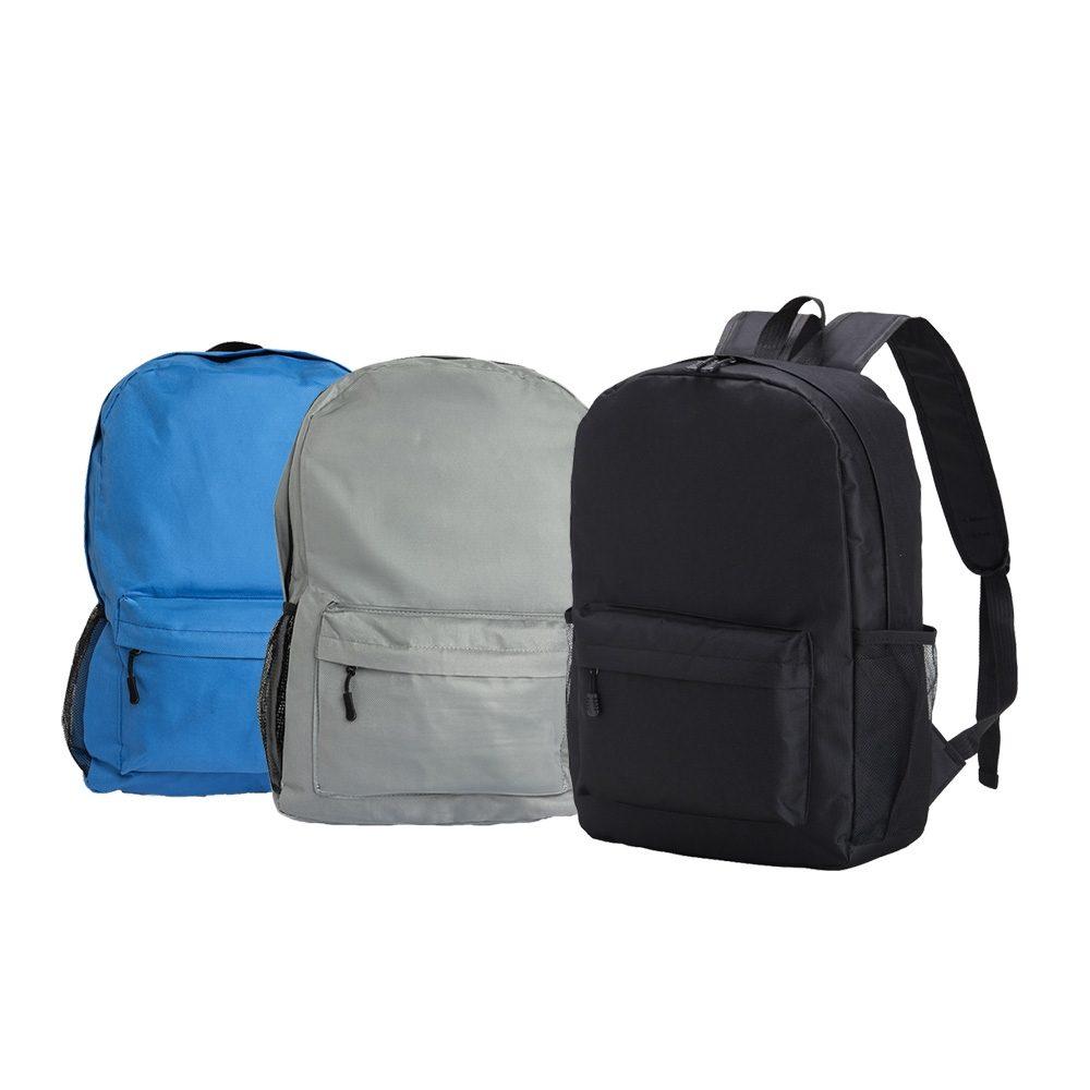 Mochila nylon 18l MO1745 na cor Azul celeste, brinde personalizado Sky Brindes