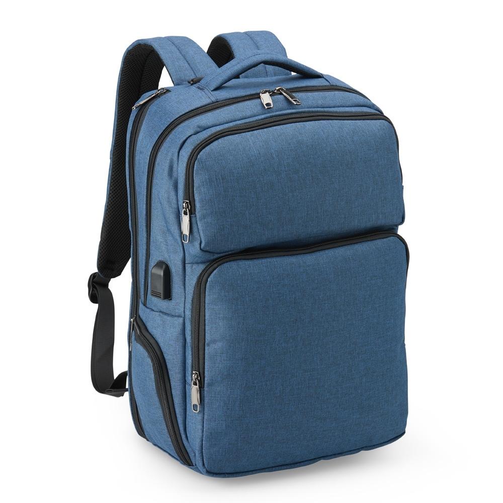 Mochila de nylon 28l MO1747 na cor Preto, brinde personalizado Sky Brindes