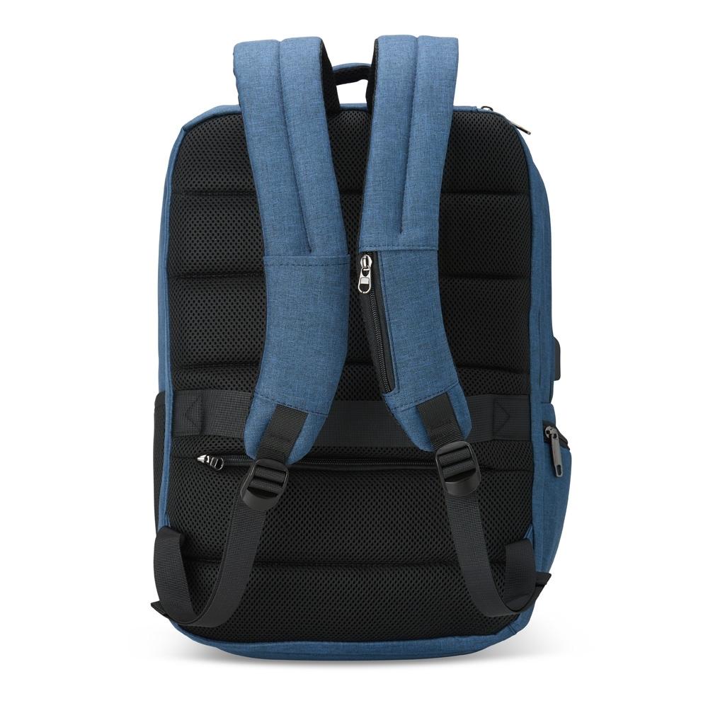 Mochila de nylon 28l MO1747 na cor Preto, brinde personalizado Sky Brindes