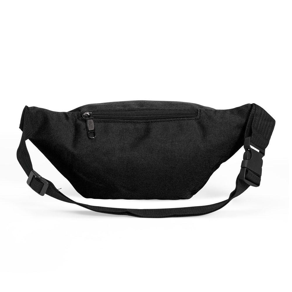 Pochete oxford MO1755 na cor Preto, brinde personalizado Sky Brindes