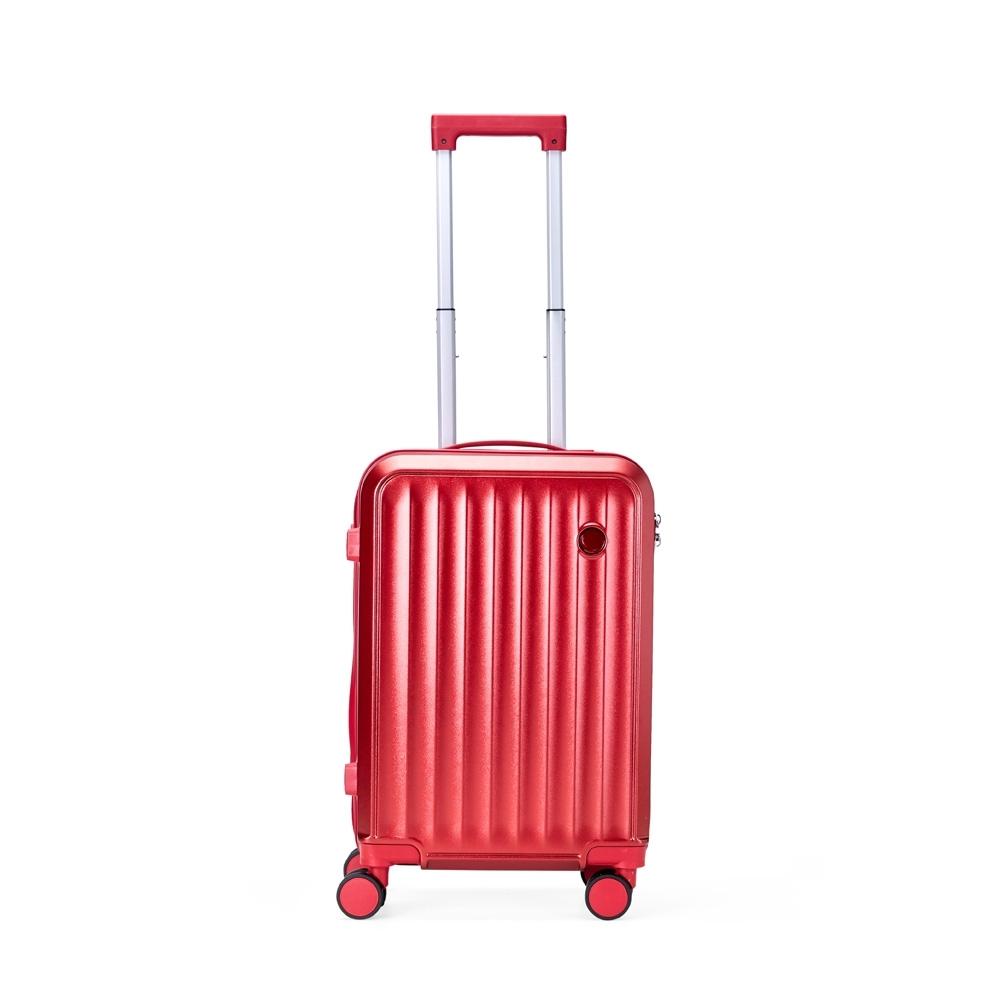 Mala de viagem 37l MO1757 na cor Vermelho, brinde personalizado Sky Brindes