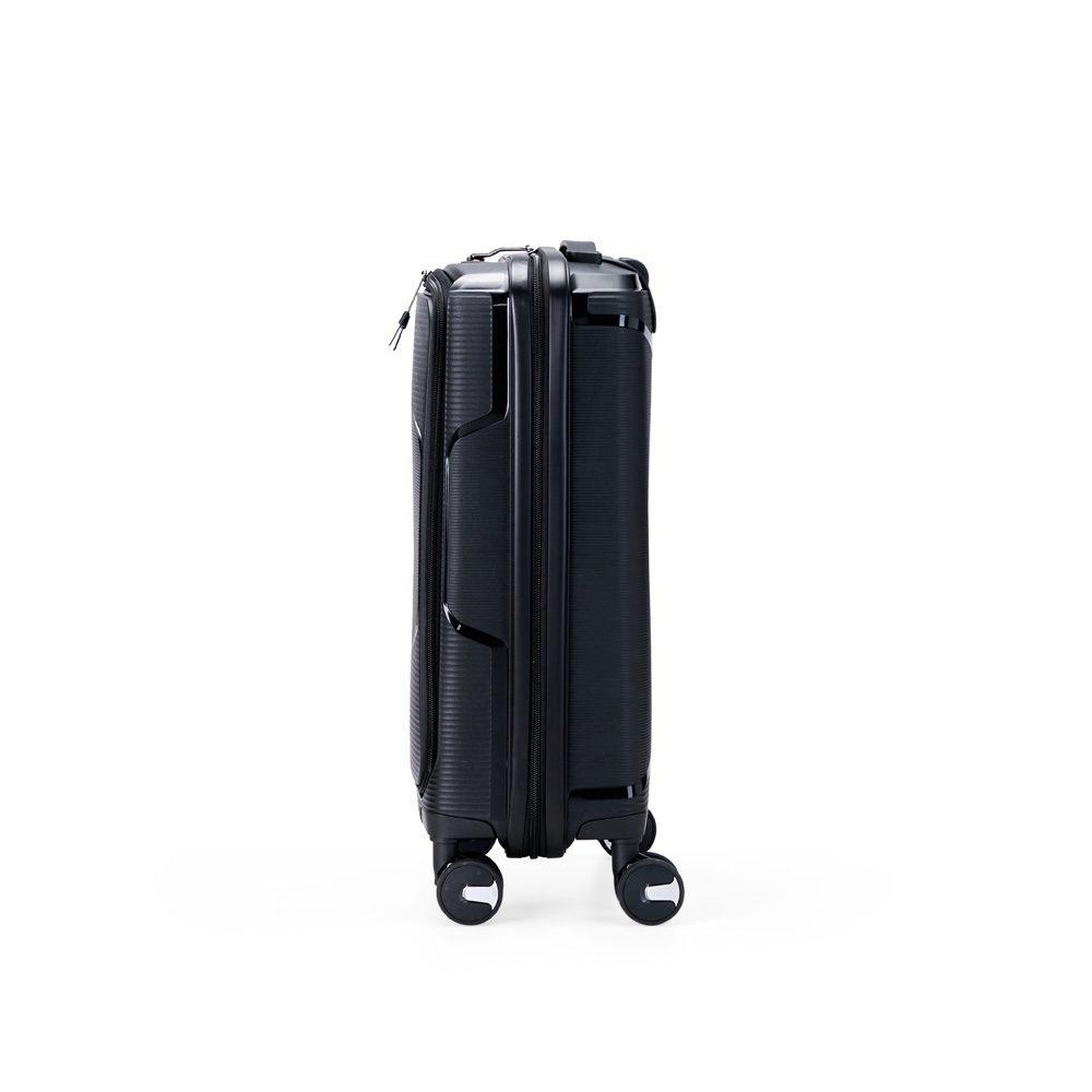 Mala de viagem 37l MO1759 na cor Preto, brinde personalizado Sky Brindes