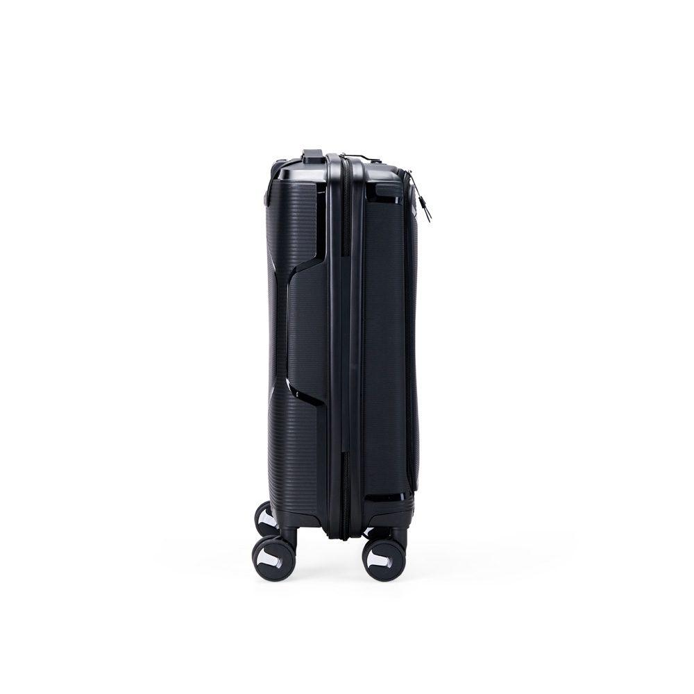 Mala de viagem 37l MO1759 na cor Preto, brinde personalizado Sky Brindes