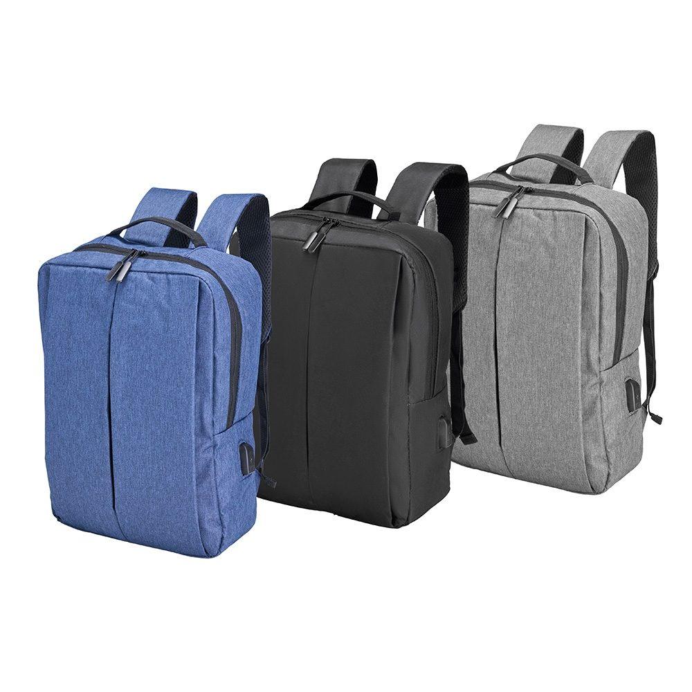 Mochila de poliéster 15 litros MO1760 na cor Azul, brinde personalizado Sky Brindes