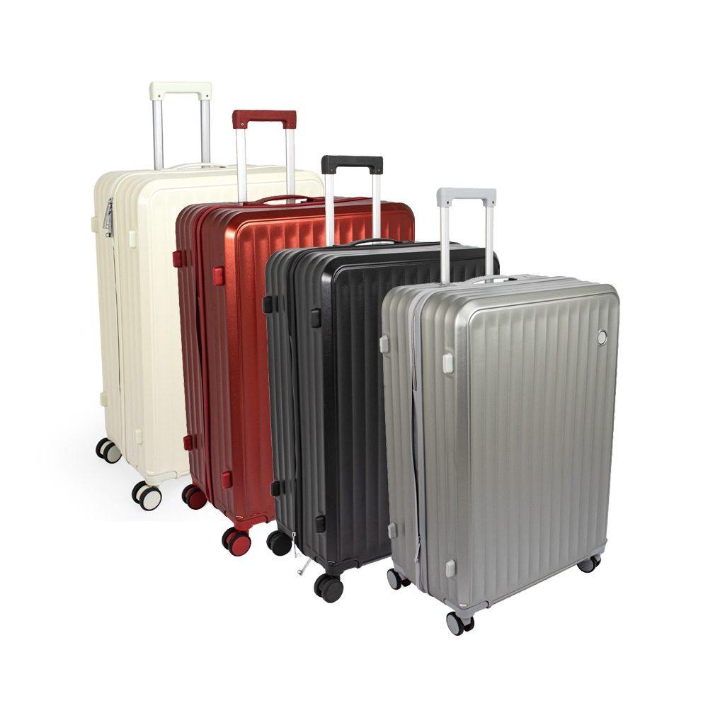 Mala de viagem 105 litros MO1763 na cor Prata, brinde personalizado Sky Brindes