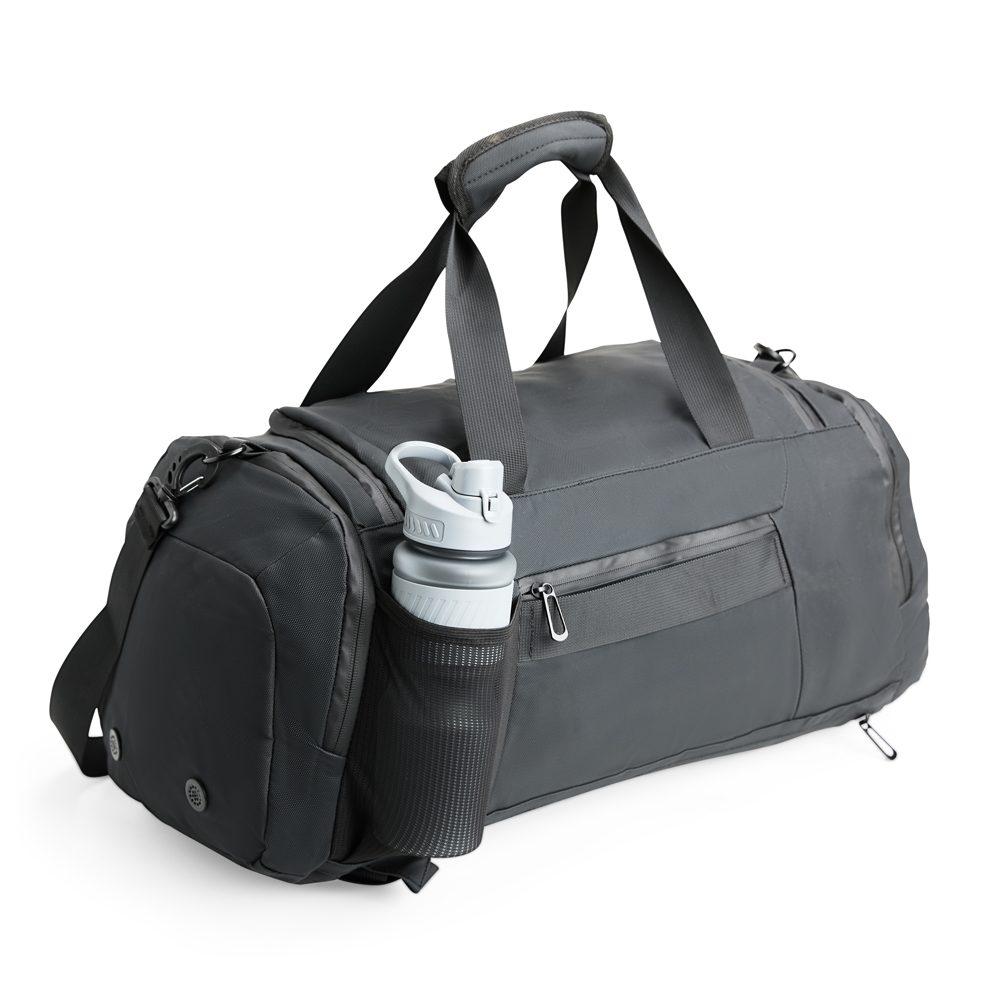 Bolsa couro sintético 35l MO1766 na cor Preto, brinde personalizado Sky Brindes