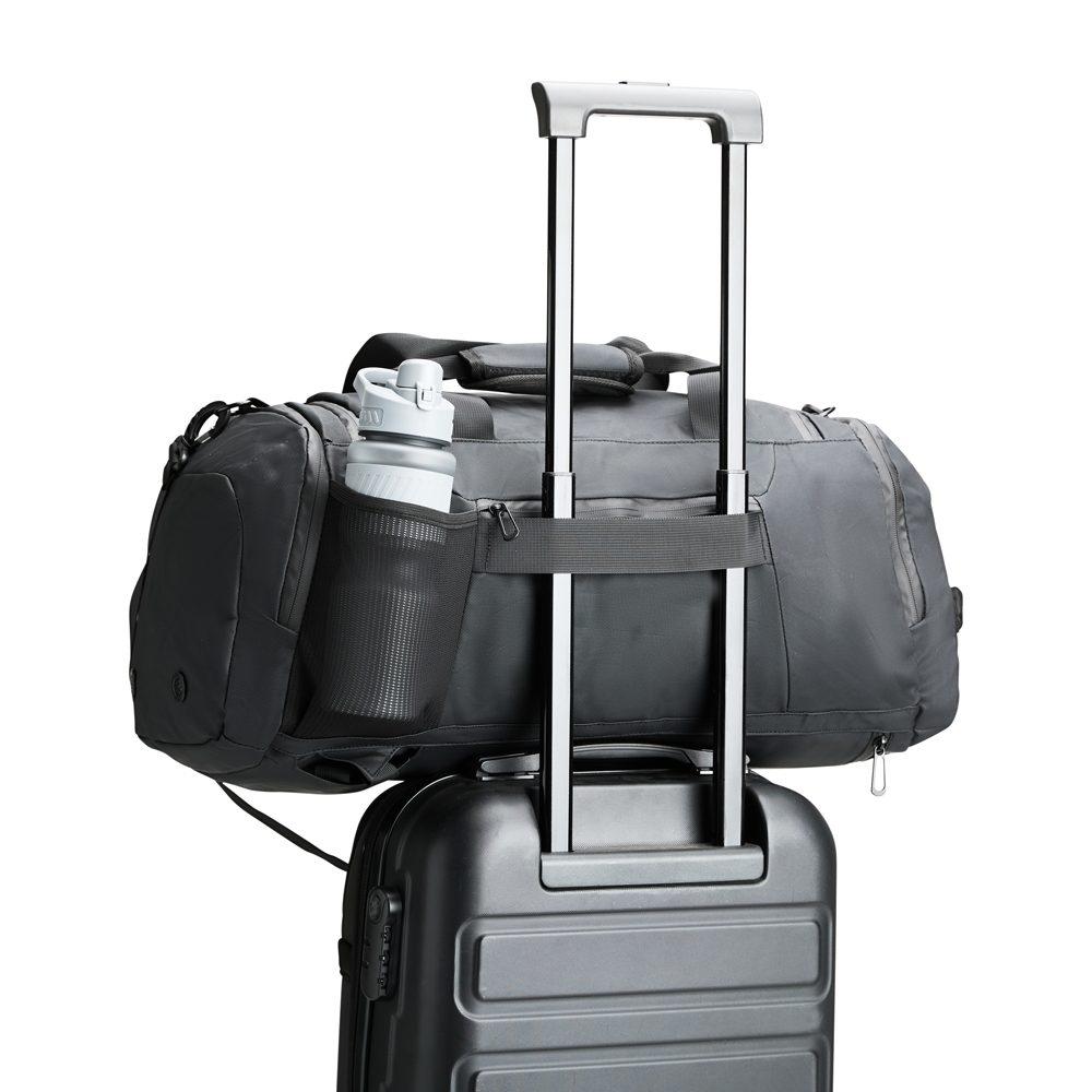 Bolsa couro sintético 35l MO1766 na cor Preto, brinde personalizado Sky Brindes