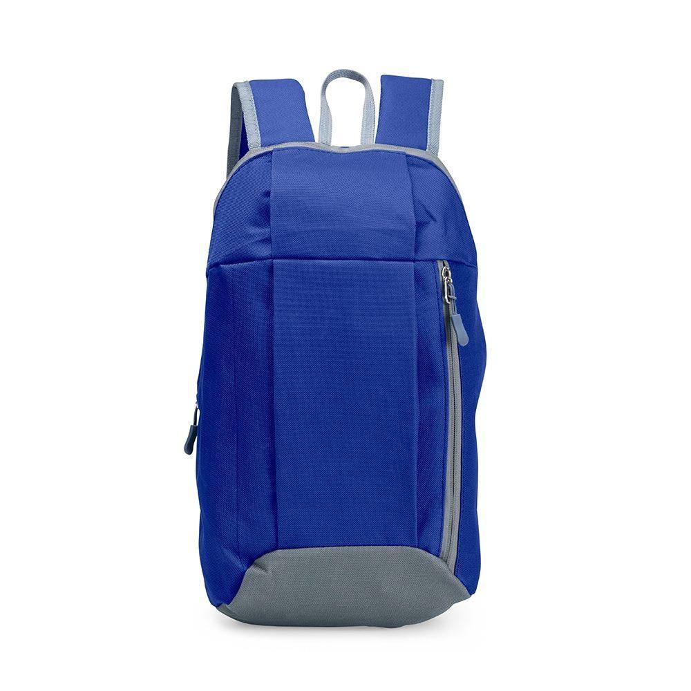 Mochila poliéster 9 litros MO1773 na cor Azul, brinde personalizado Sky Brindes