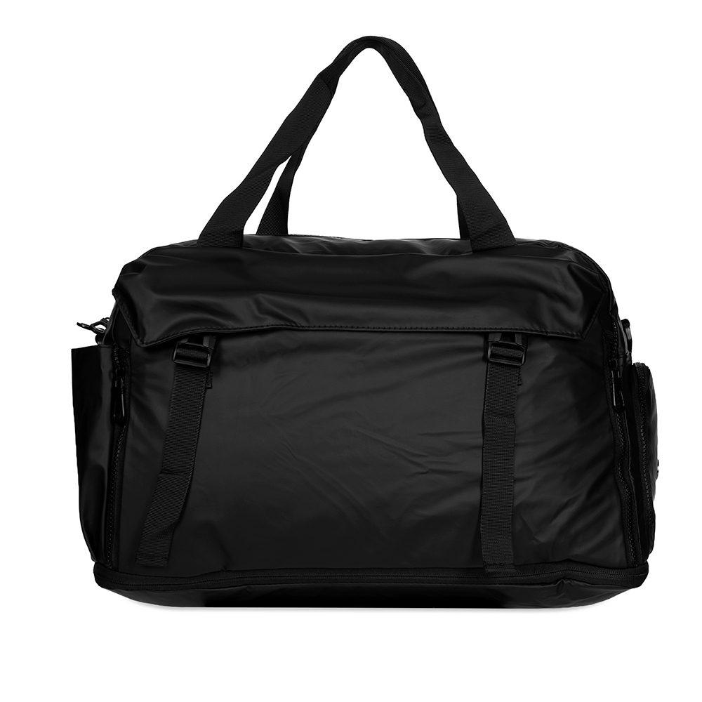 Bolsa couro sintético expansível 36l MO1777 na cor Preto, brinde personalizado Sky Brindes