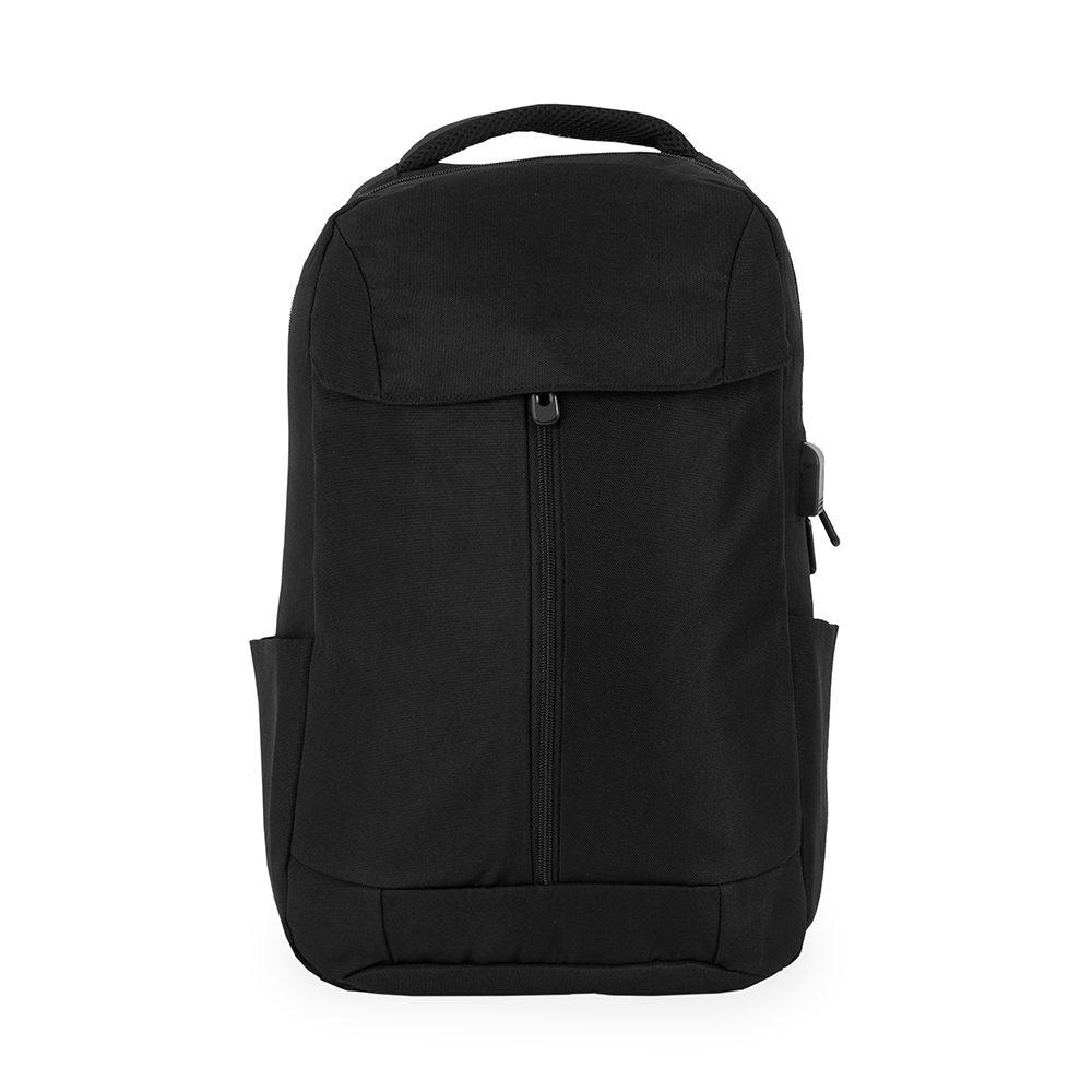 Mochila poliéster 20l MO1780 na cor Preto, brinde personalizado Sky Brindes
