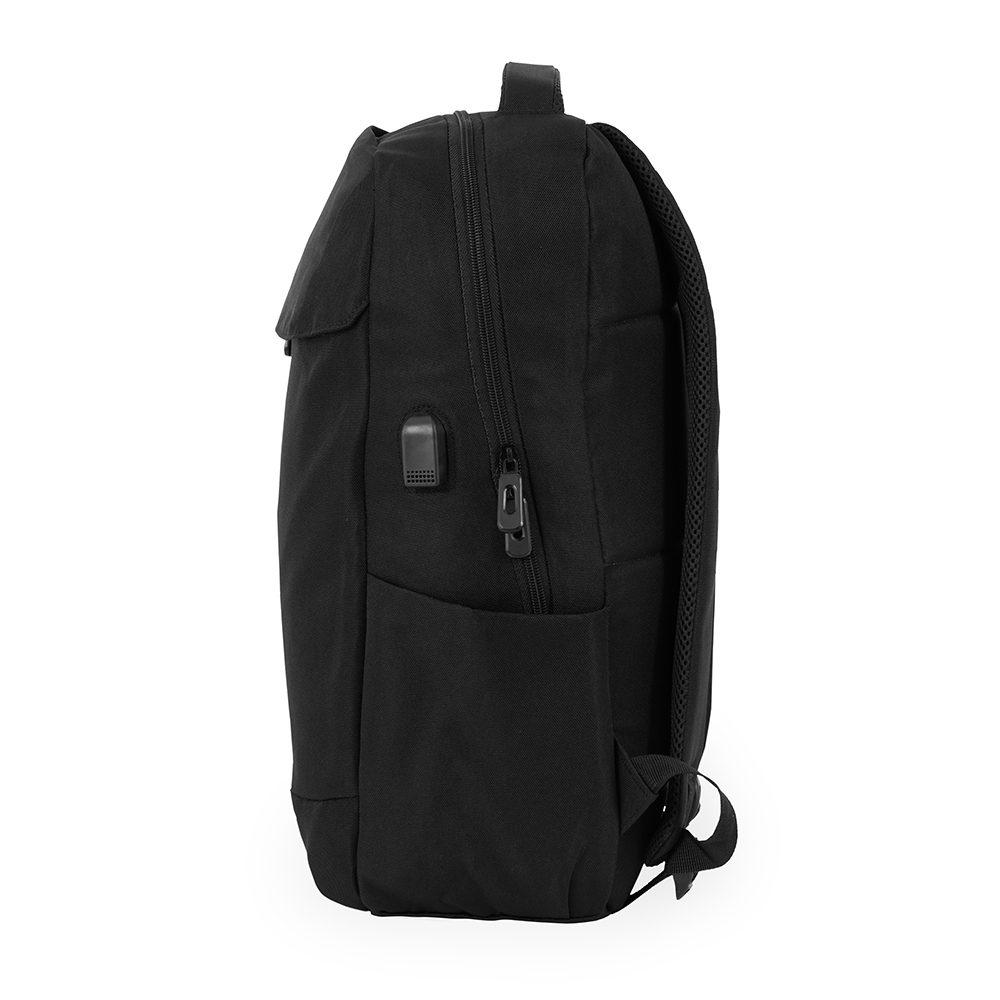 Mochila poliéster 20l MO1780 na cor Preto, brinde personalizado Sky Brindes