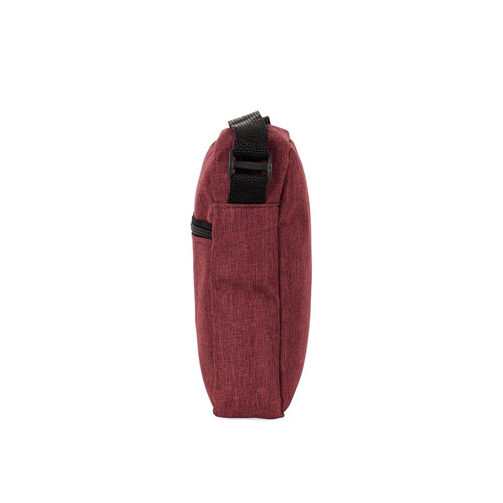 Bolsa de ombro poliéster pvc mescla MO1786 na cor Cinza, brinde personalizado Sky Brindes
