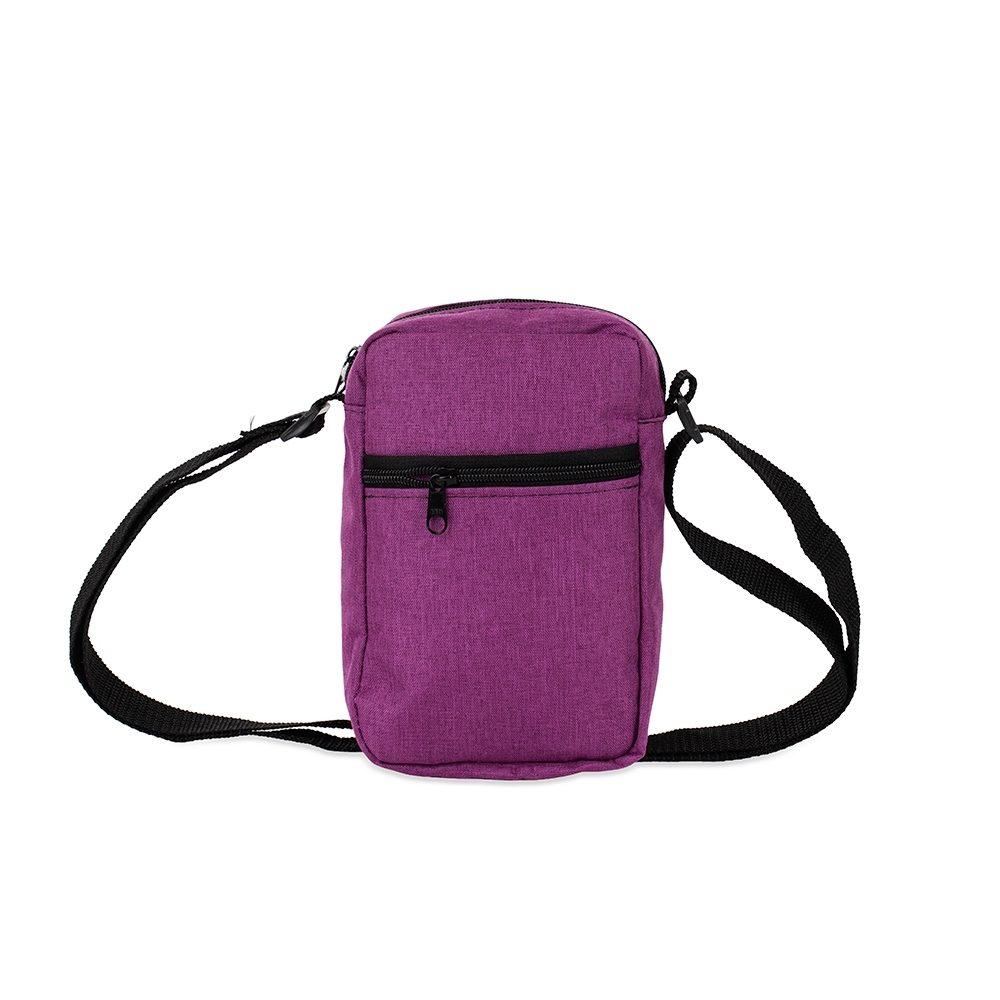 Bolsa de ombro poliéster pvc mescla MO1786 na cor Roxo, brinde personalizado Sky Brindes