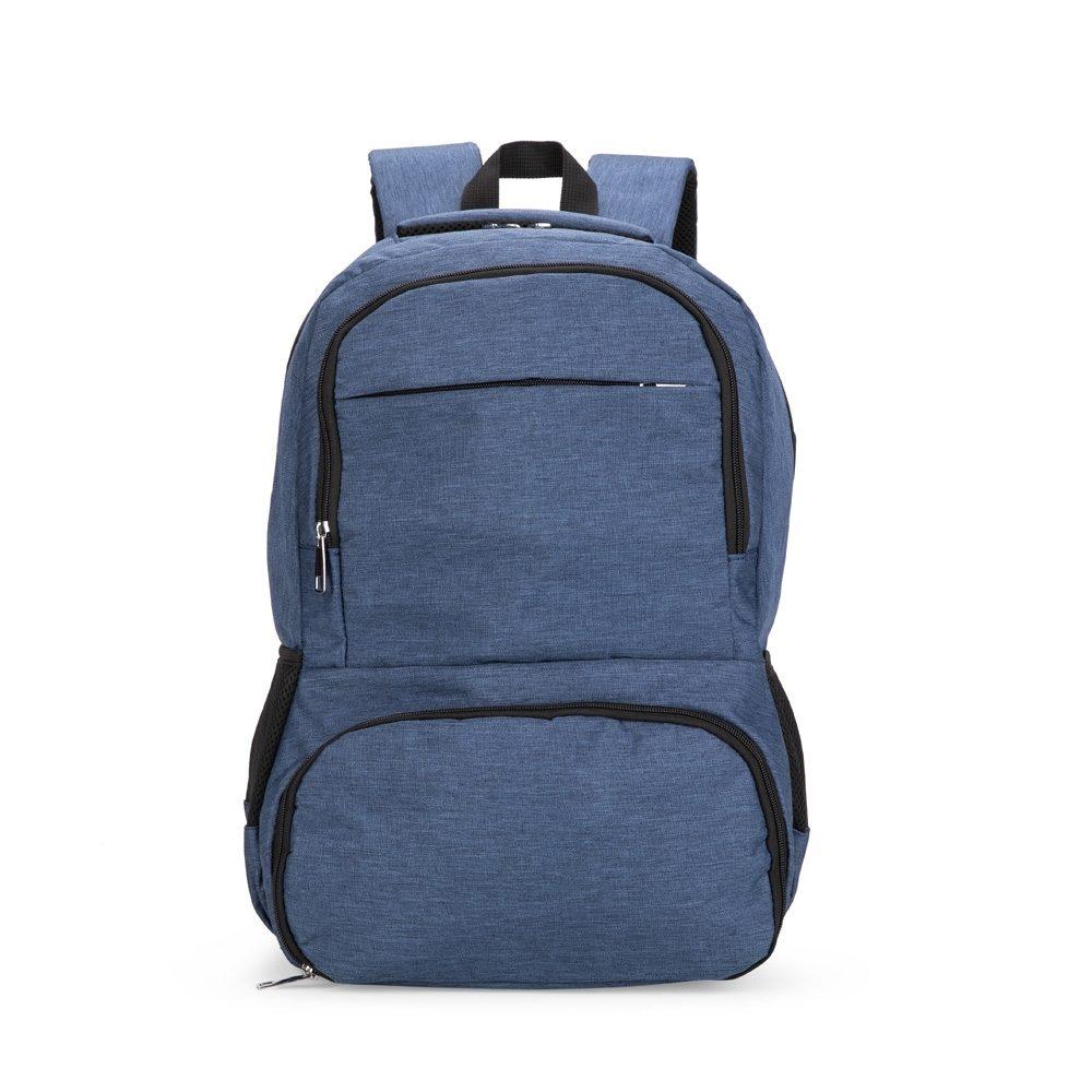 Mochila poliéster usb 26l MO1791 na cor Azul, brinde personalizado Sky Brindes