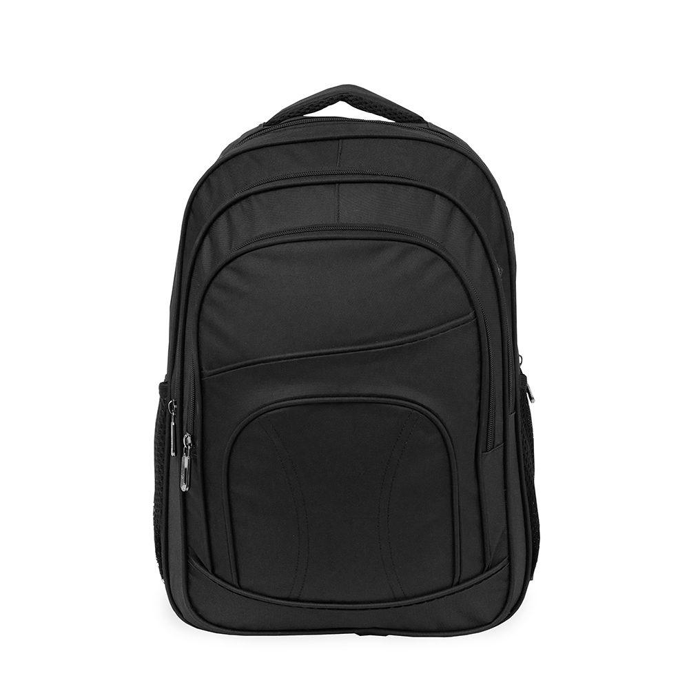 Mochila nylon 25l MO1794 na cor Preto, brinde personalizado Sky Brindes