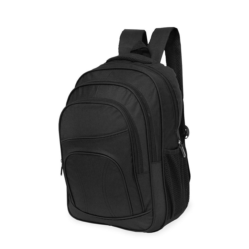 Mochila nylon 25l MO1794 na cor Preto, brinde personalizado Sky Brindes
