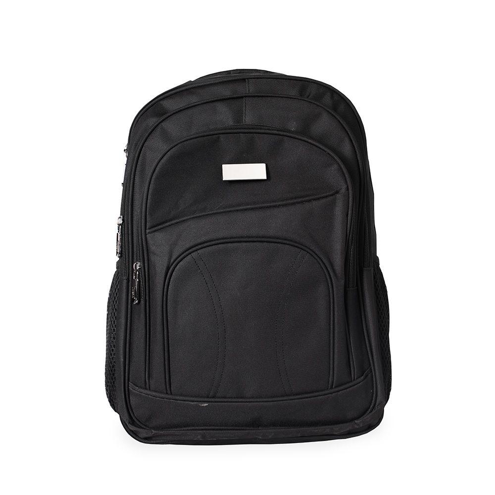 Mochila nylon 25l MO1794 na cor Preto, brinde personalizado Sky Brindes
