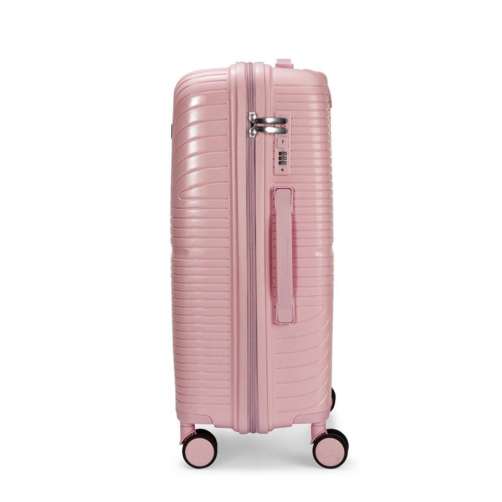 Mala de viagem 54l MO1797 na cor Azul celeste, brinde personalizado Sky Brindes