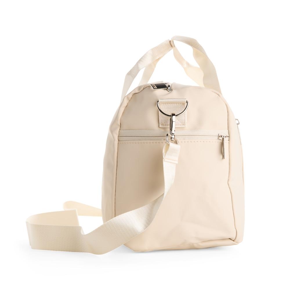 Bolsa couro sintético 20l MO1887 na cor Creme, brinde personalizado Sky Brindes