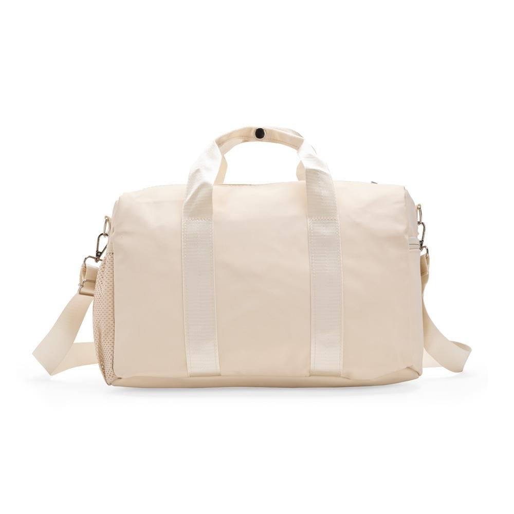 Bolsa couro sintético 20l MO1887 na cor Creme, brinde personalizado Sky Brindes
