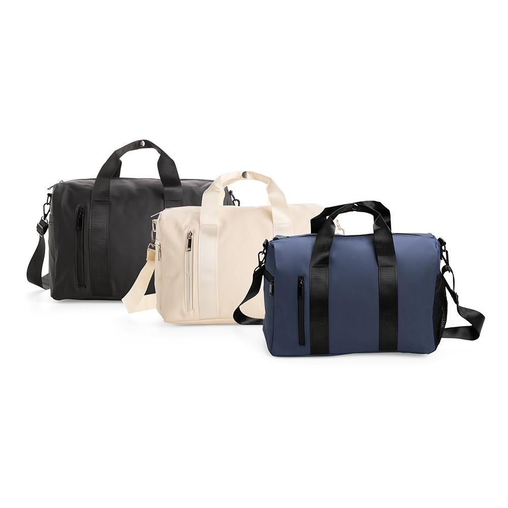 Bolsa couro sintético 20l MO1887 na cor Creme, brinde personalizado Sky Brindes